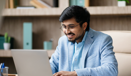 IT Professional working